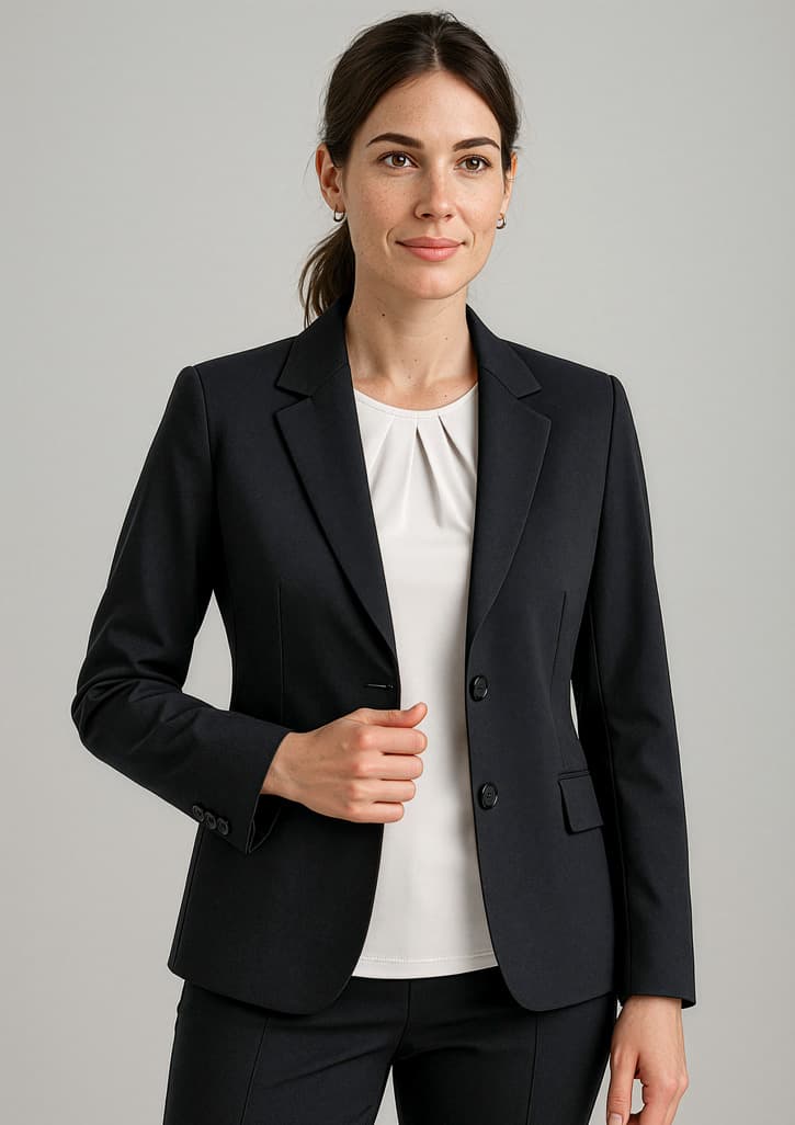 Comfort Wool Stretch Womens Longline Jacket