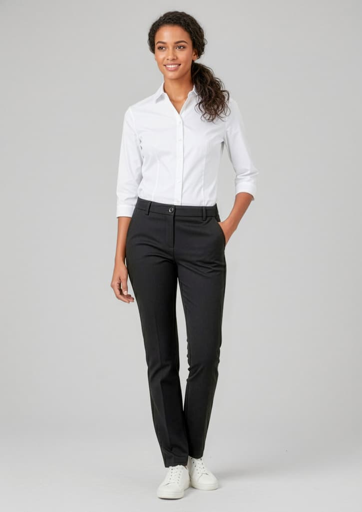 Comfort Waist Womens Straight Leg Pant