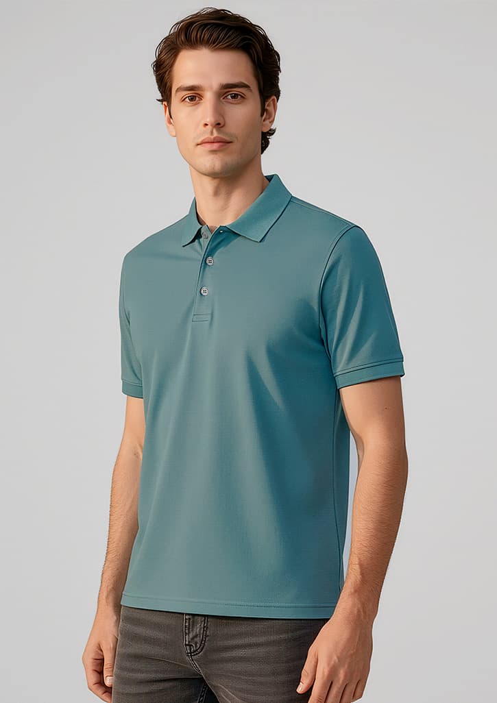 City Mens Short Sleeve Polo