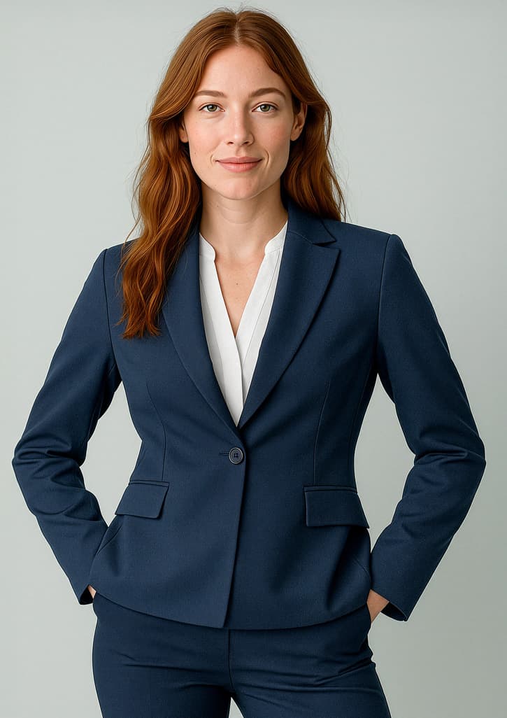 Renew Womens Single Button Mid Length Jacket