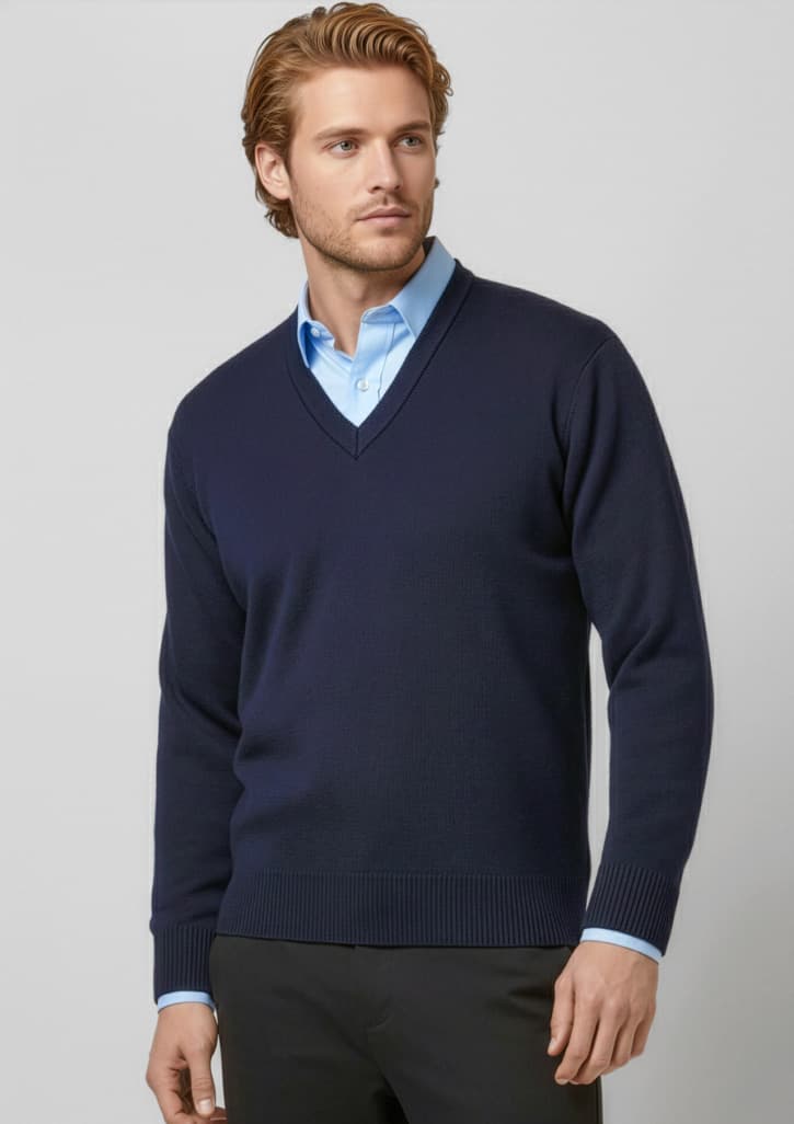 Woolmix Mens Knit Pullover