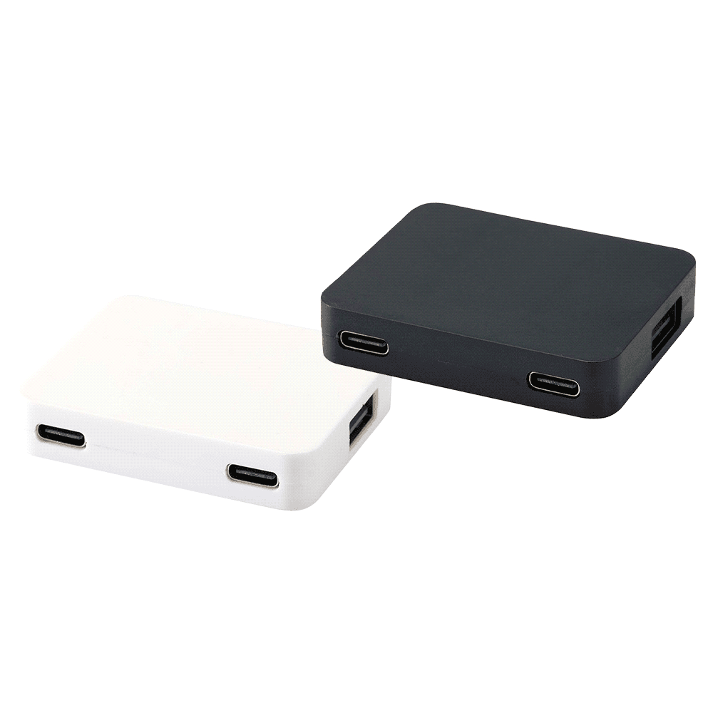 Gaia 4-Port USB Hub w/ USB-A & Type-C Output & Dual Input