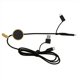 120cm Recycled 6-In-1 Data Transfer Cable w/ Micro Adaptor