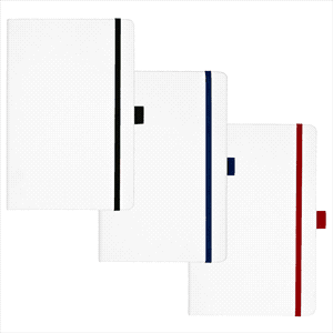 Nova White Bound JournalBook w/ Coloured Accents