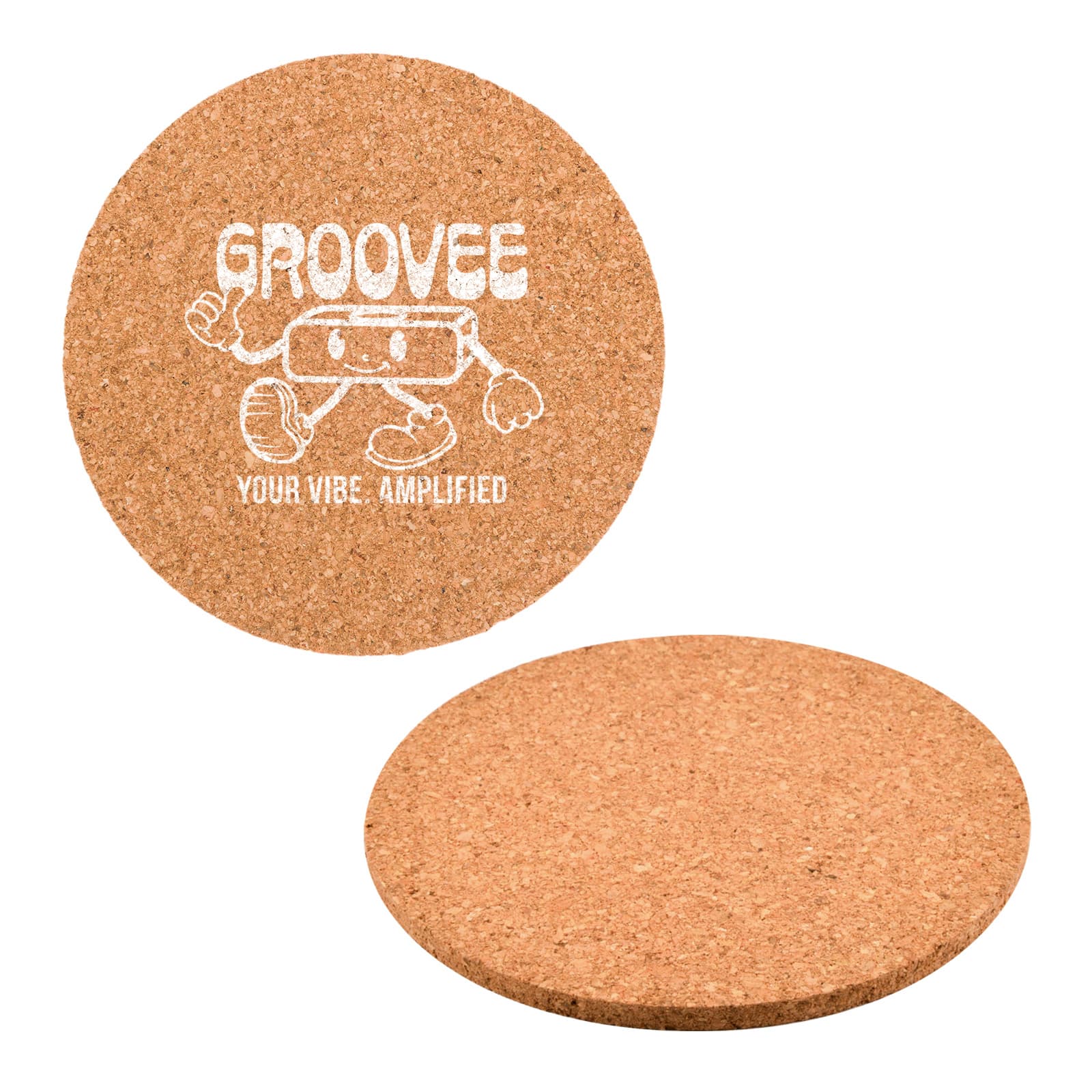 Villa Cork Round Coaster