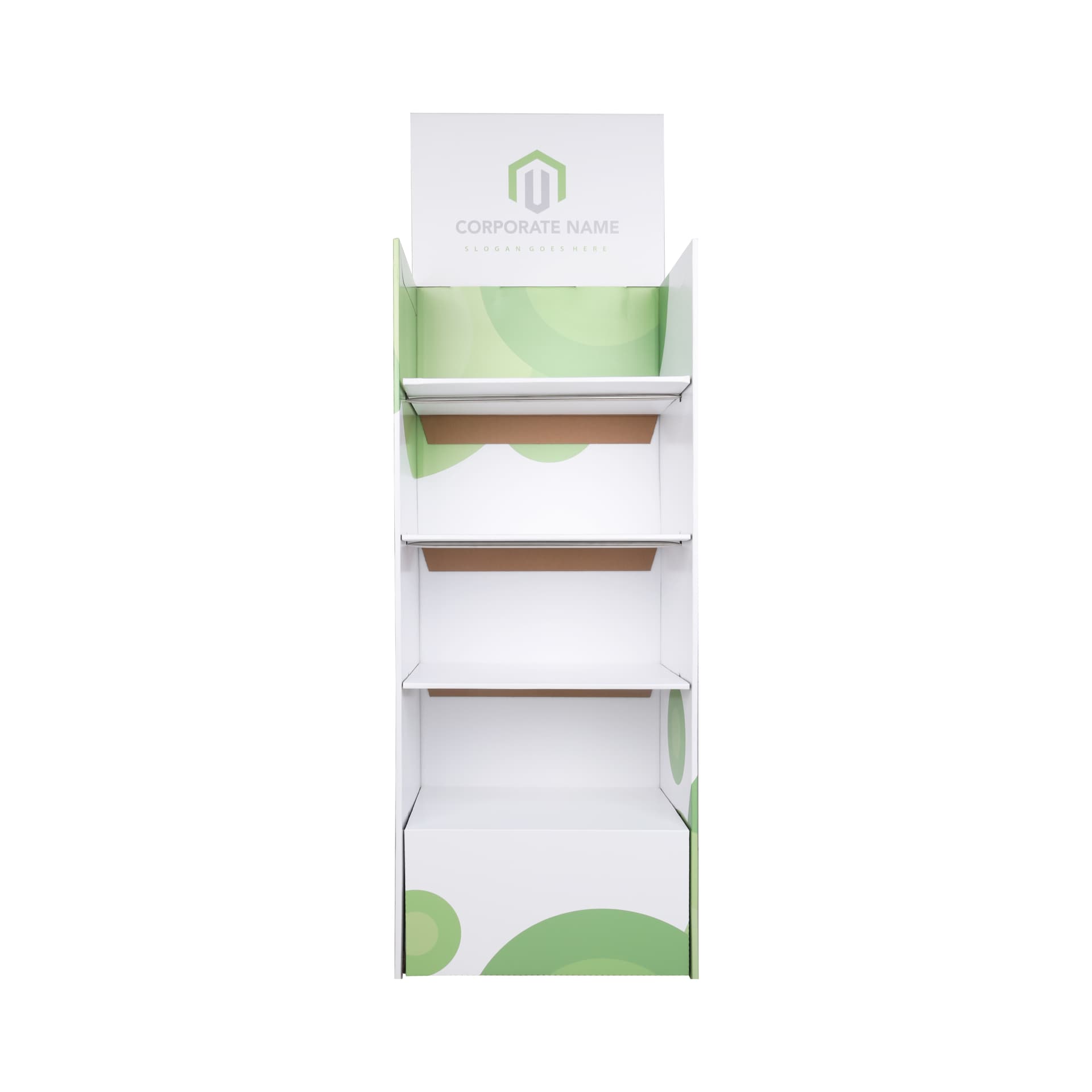Self Assembly Standard Cardboard Floor Display