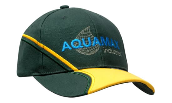 Brushed Heavy Cotton with Crown & Peak Embroidery & Peak Insert