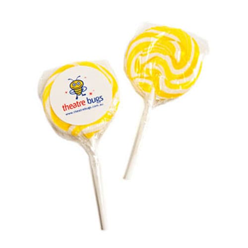 Medium Candy Lollipops -Yellow