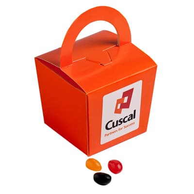 Coloured Noodle Box with Mini Jelly Beans 100g