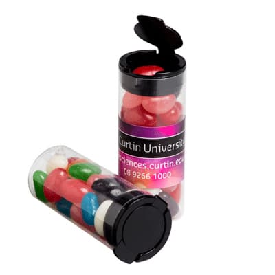 Flip Lid Tube with Mini Jelly Beans 35g