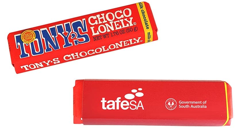 Tony's Chocolonely 50g with Sleeve