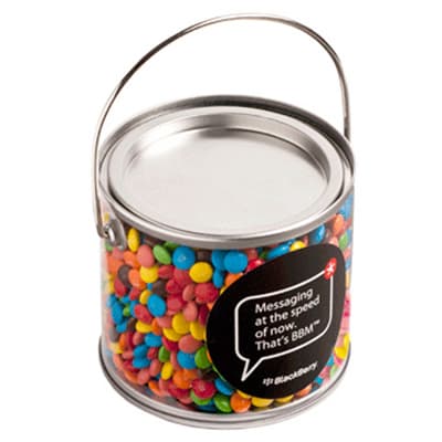 Medium PVC Bucket with Mini M&Ms 400g