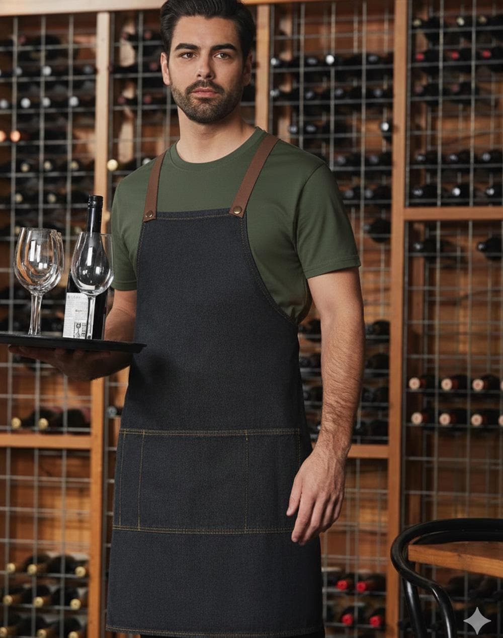 Denim Bib Apron