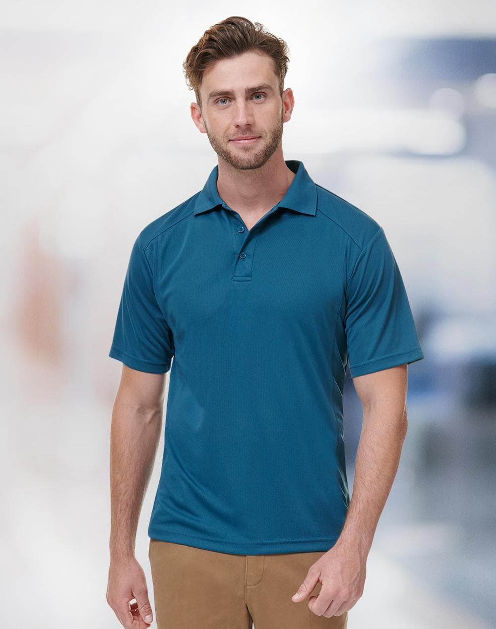 mens bamboo charcoal S/S Polo