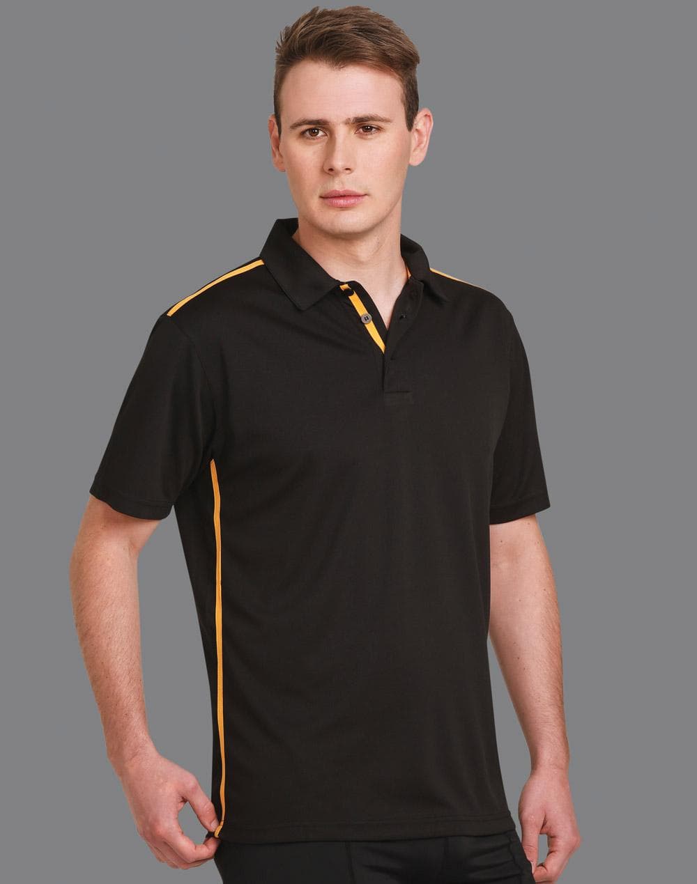 Men's rapid cool short sleeve contrast polo