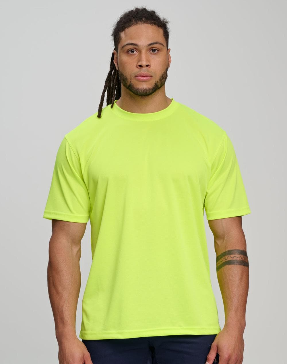 Cooldry Hi-Vis Mini Waffle Safety Tee