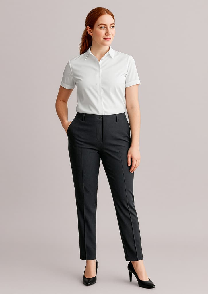 Siena Womens Bandless Elastic Waist Pant