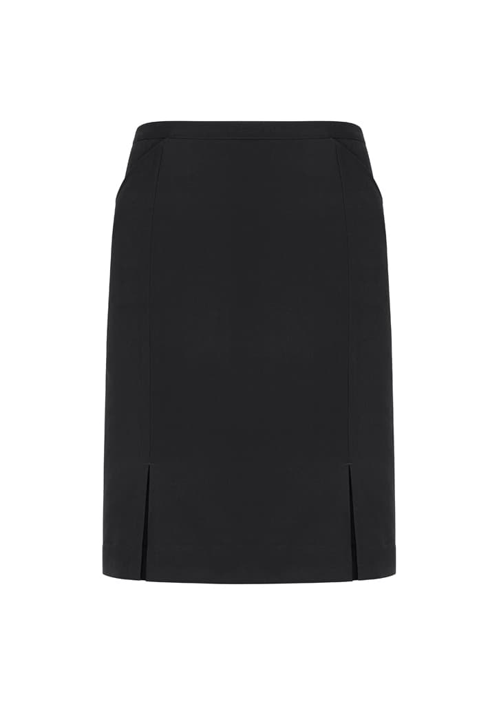 Siena Womens Front Pleat Detail Straight Skirt
