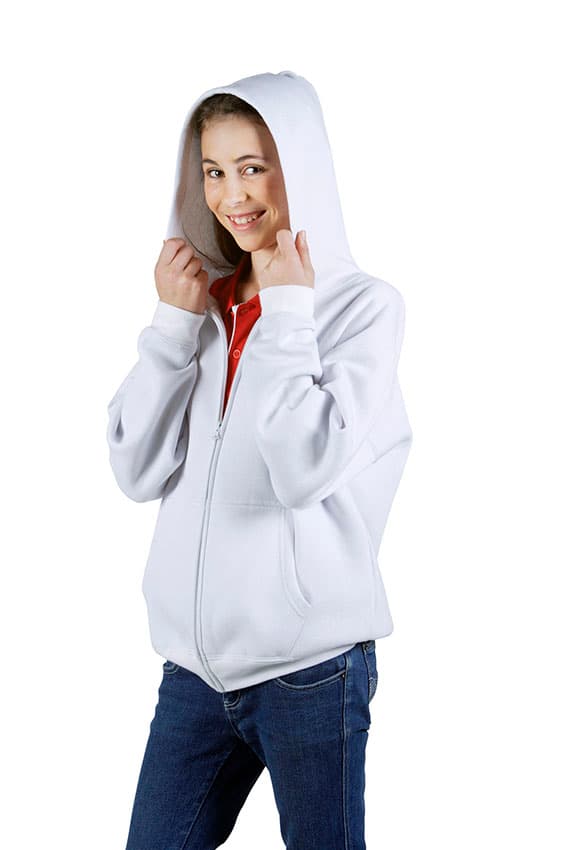 Full Zip Fleecy Hoodie, Children