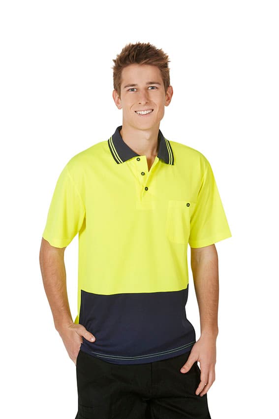Light weight hi vis cooldry polo, S/S
