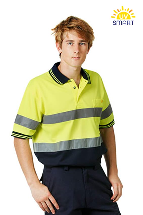 Day/night Hi Vis Cooldry Polo, Short Sleeve