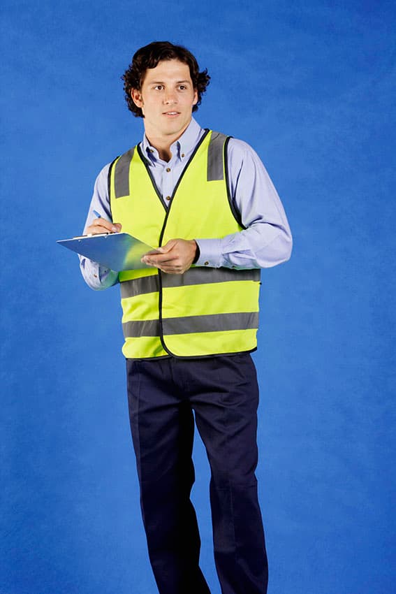 Hi-Vis D/N Safety Vest, H pattern reflective tape