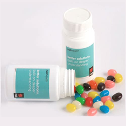 Pill Jar with Mini Jelly Beans 120g