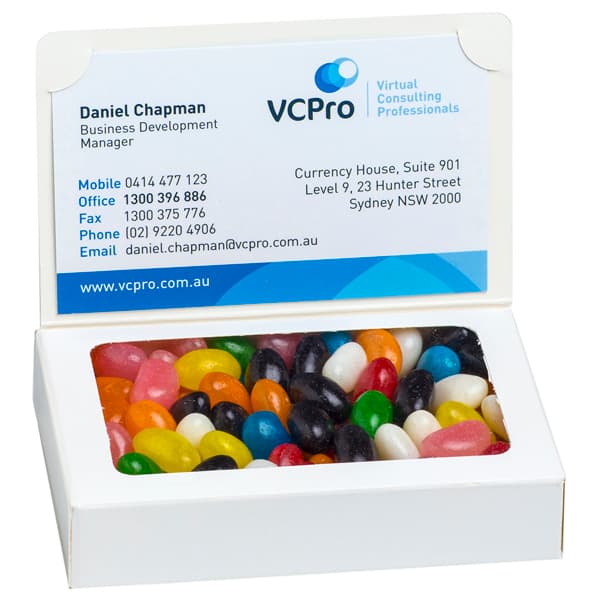 Bizcard Box with Mini Jelly Beans 50g