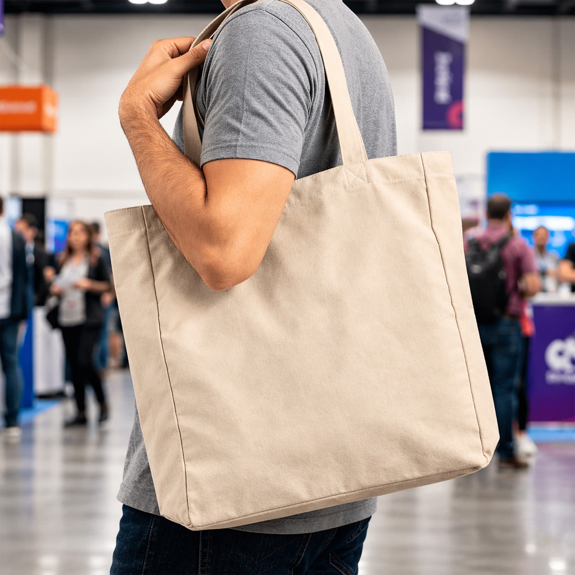 450gsm Victorian Canvas Tote Bag