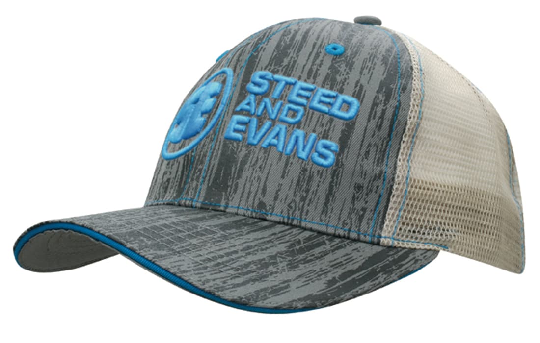 Wood Printed With Mesh Back