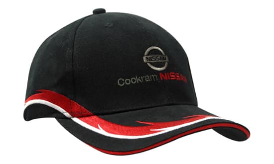 Brushed Heavy Cotton Crown & Peak Embroidery