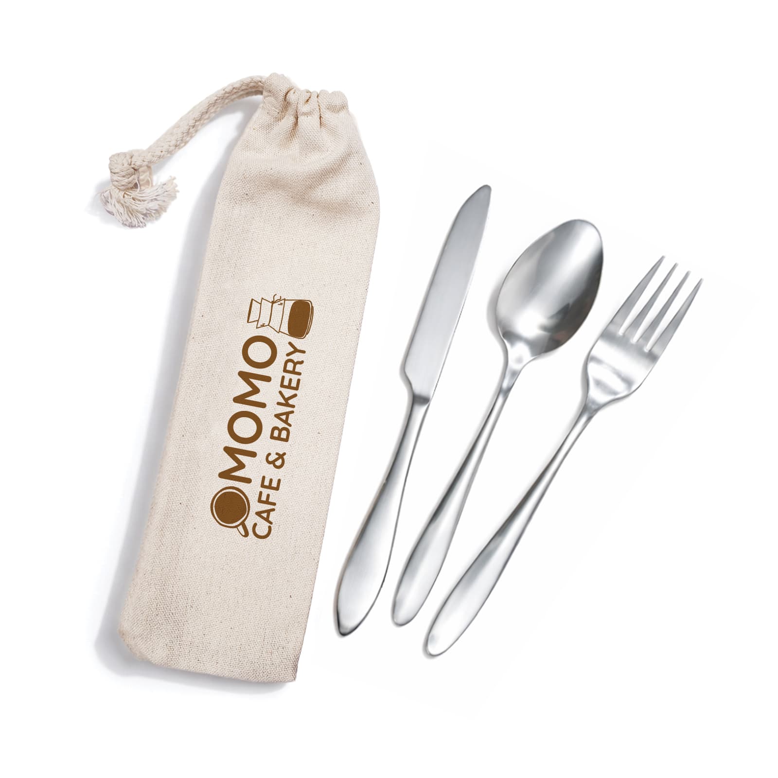 Banquet Cutlery Set in Calico Pouch