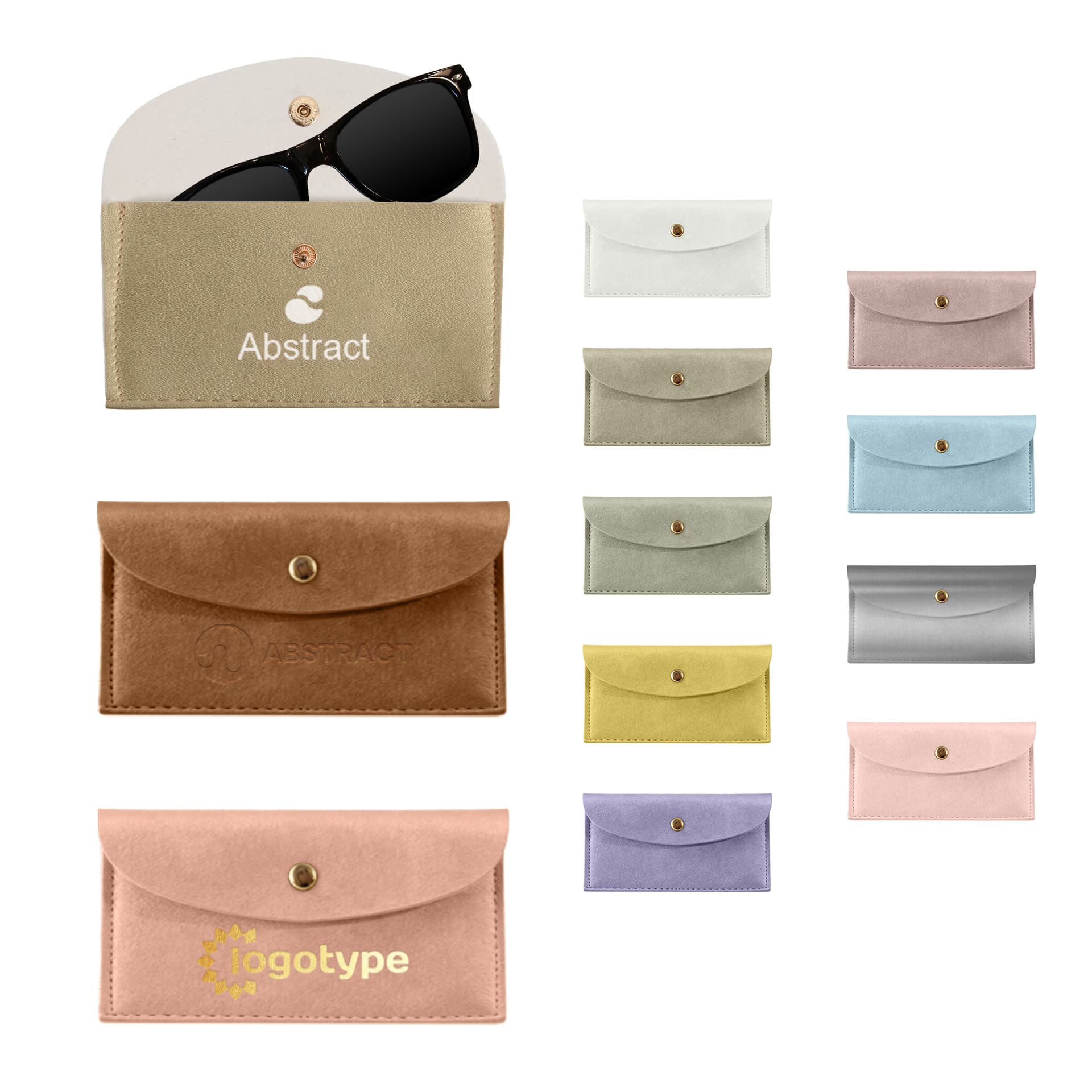 PU Leather Glasses Pouch A