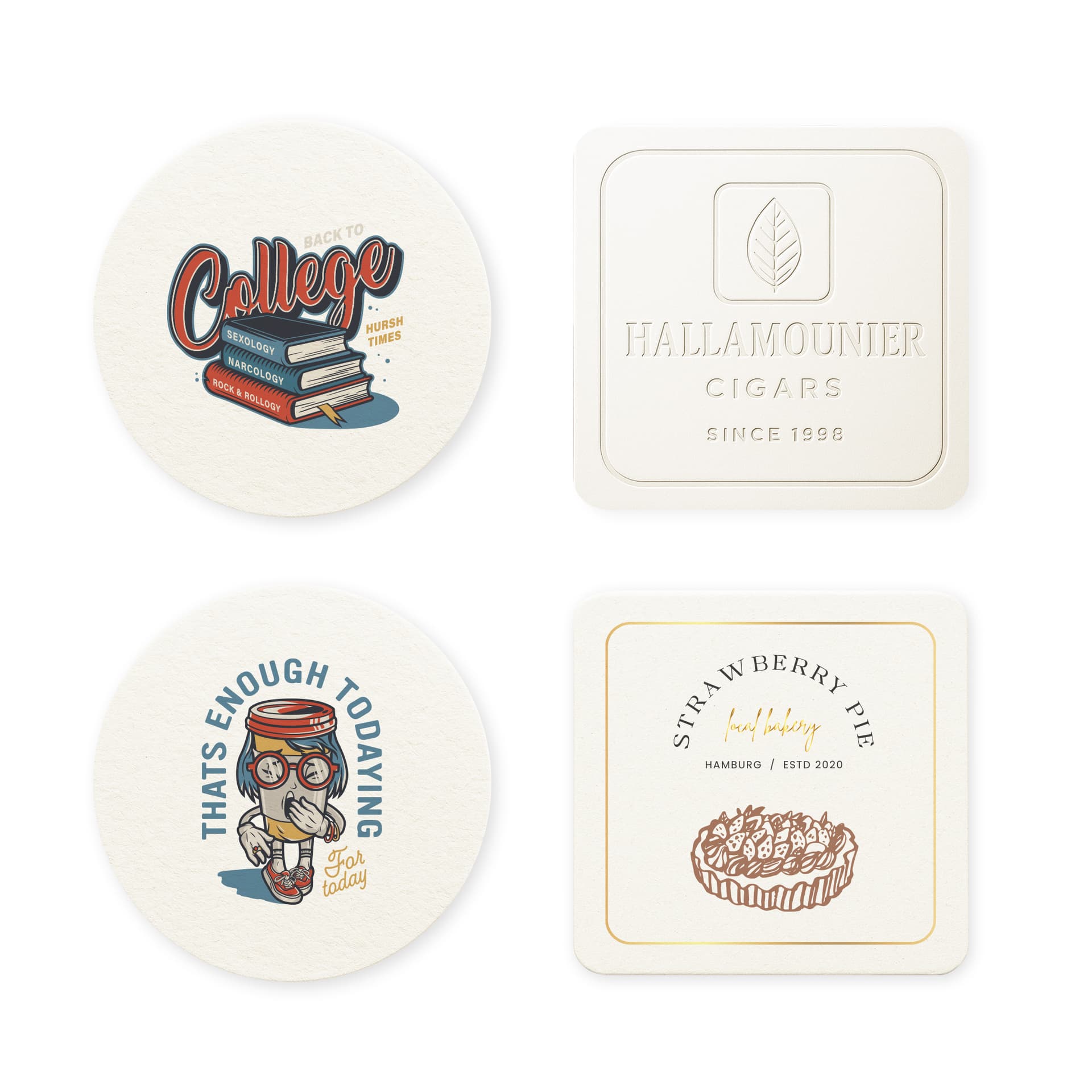 Absorbent Paper Coaster