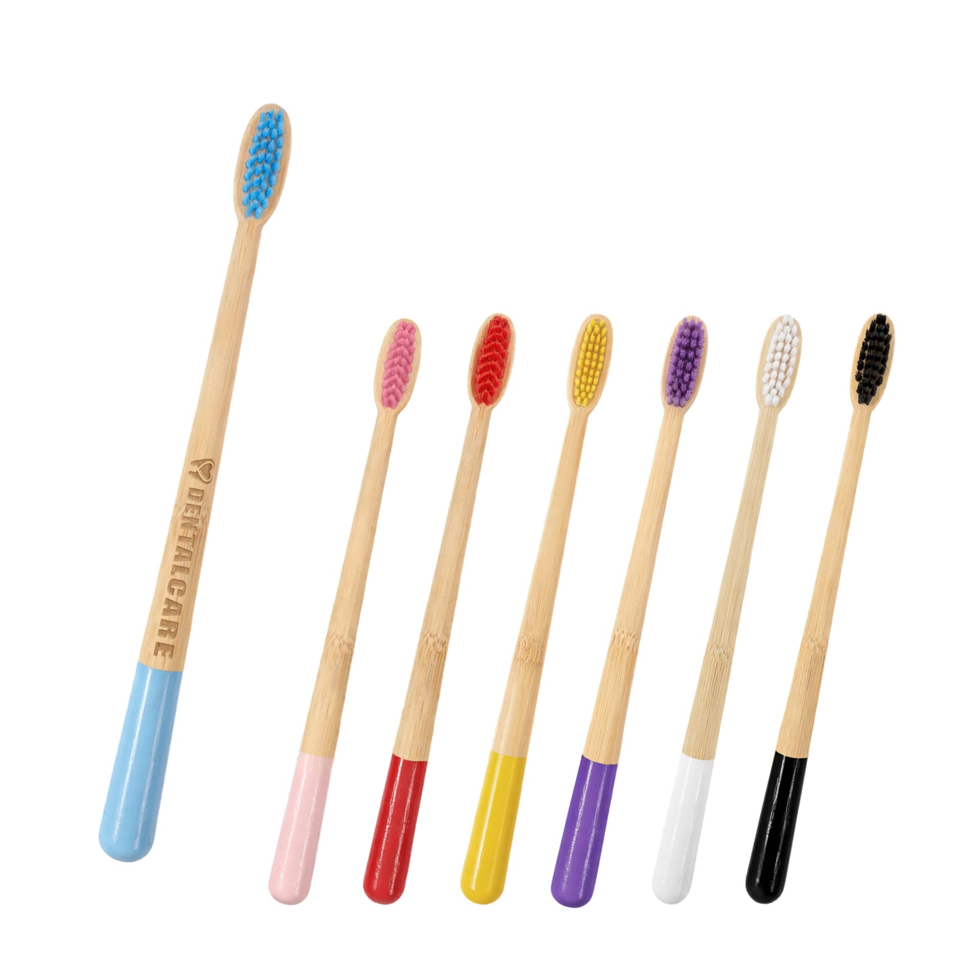 Large Conical Handle Colorful Toothbrush