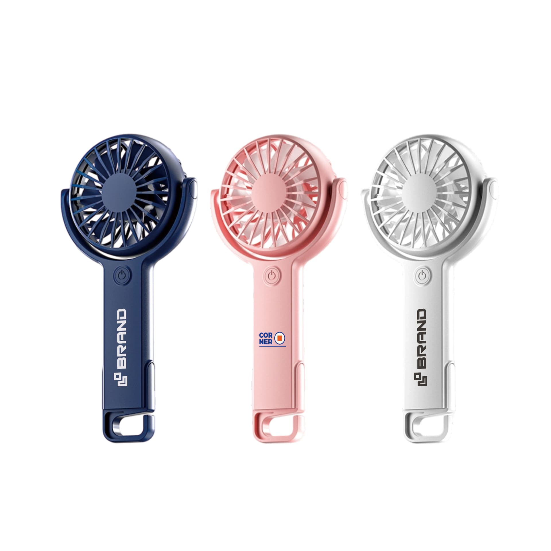 Hook Handheld Fan with 180° Adjustment Angle