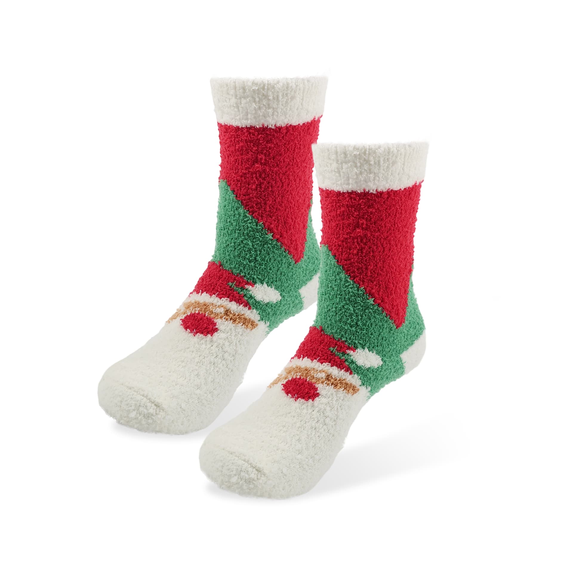 Crew Custom Pattern Coral Fleece Socks