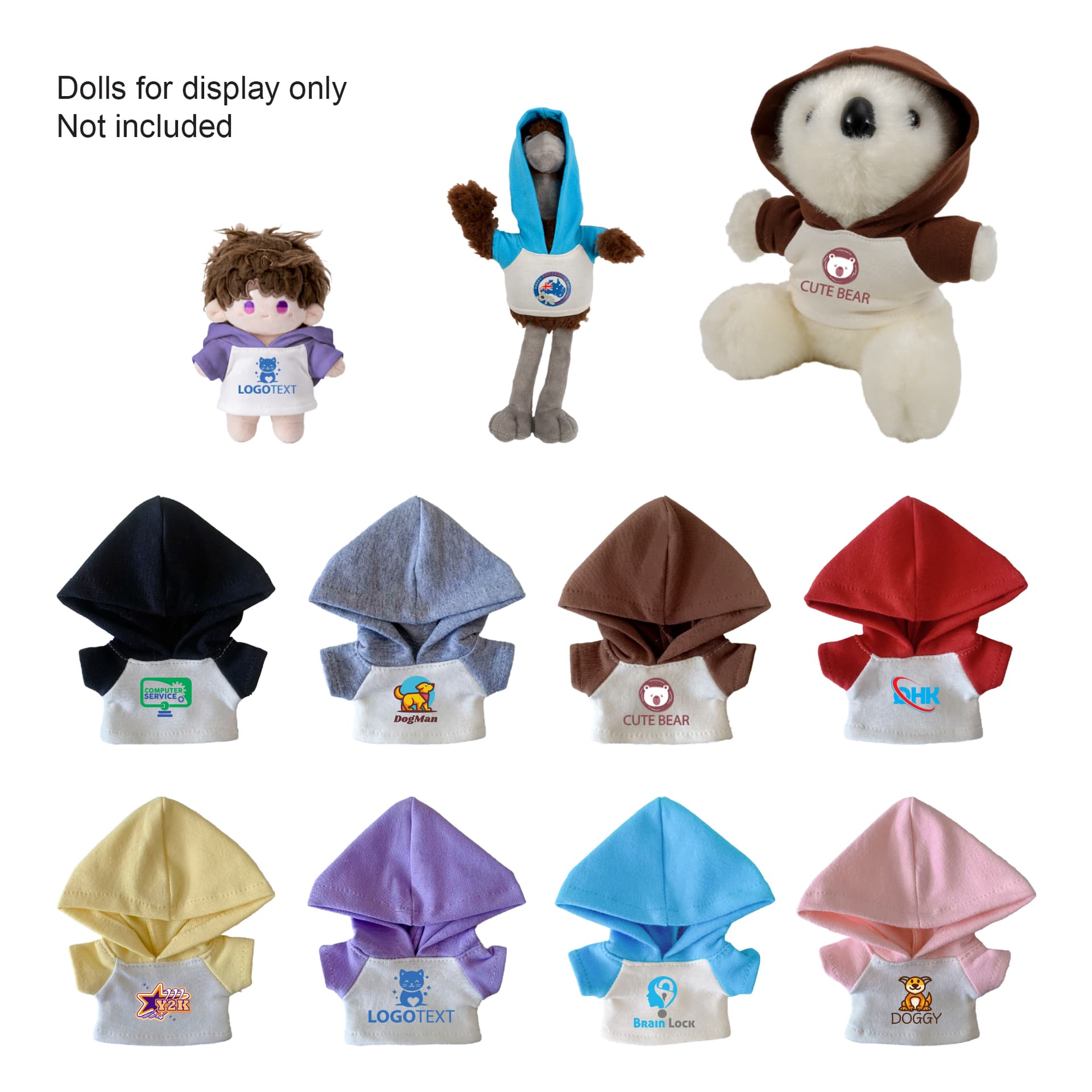 Plush Doll Raglan Hoodie