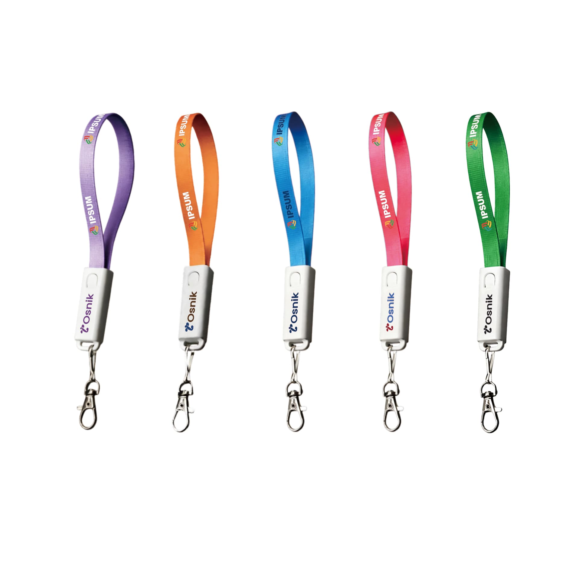60W 6-in-1 Charging Cable Strap