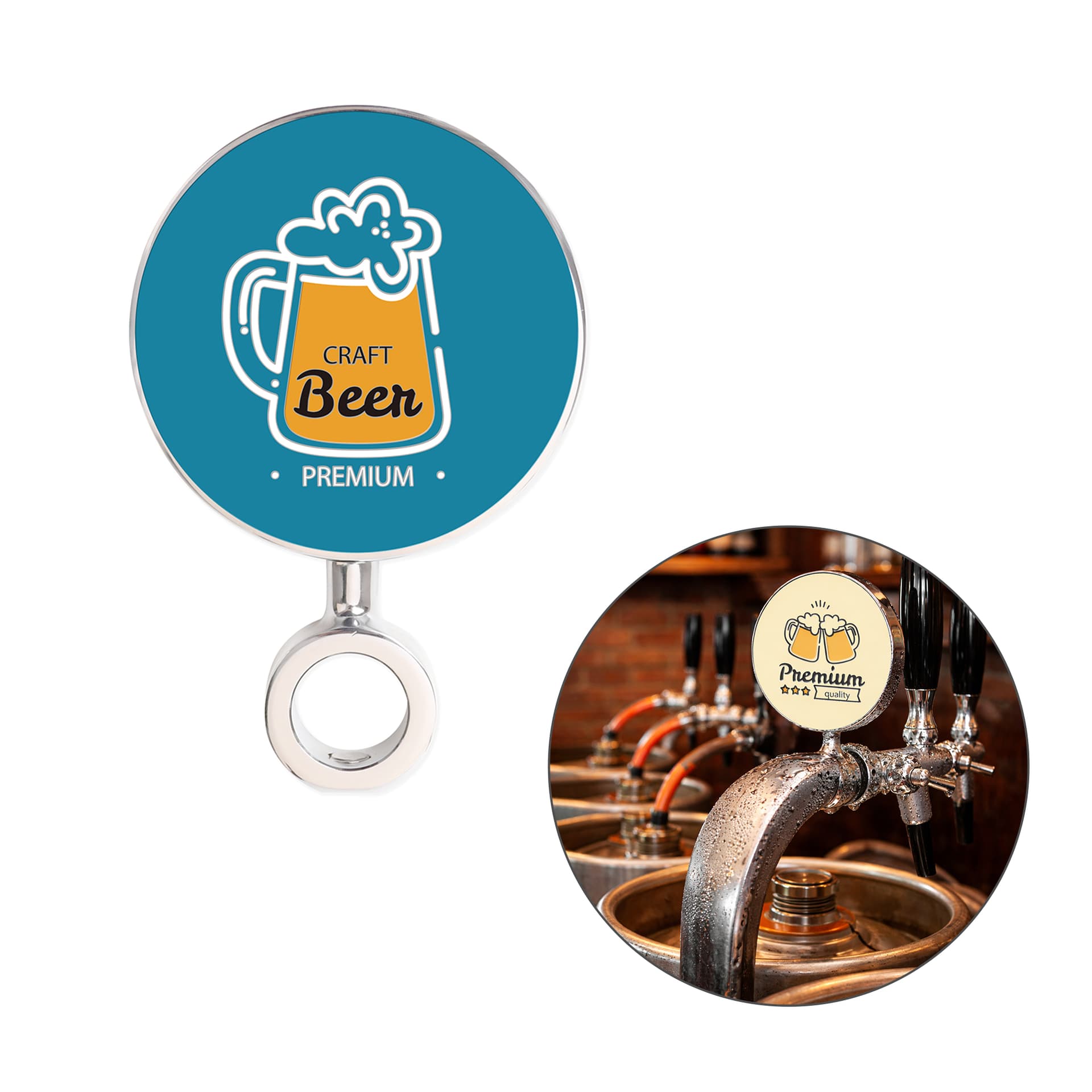 Beer Tap Badges