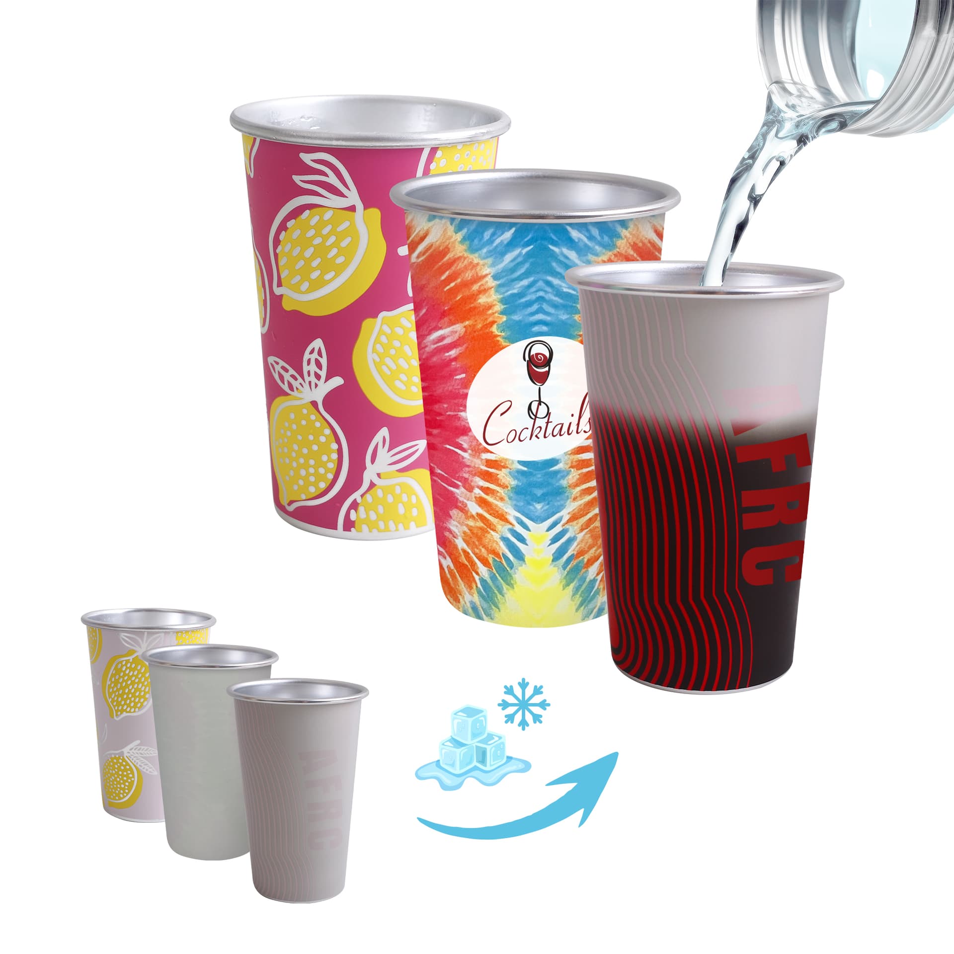 Aluminum Colour Changing Cup
