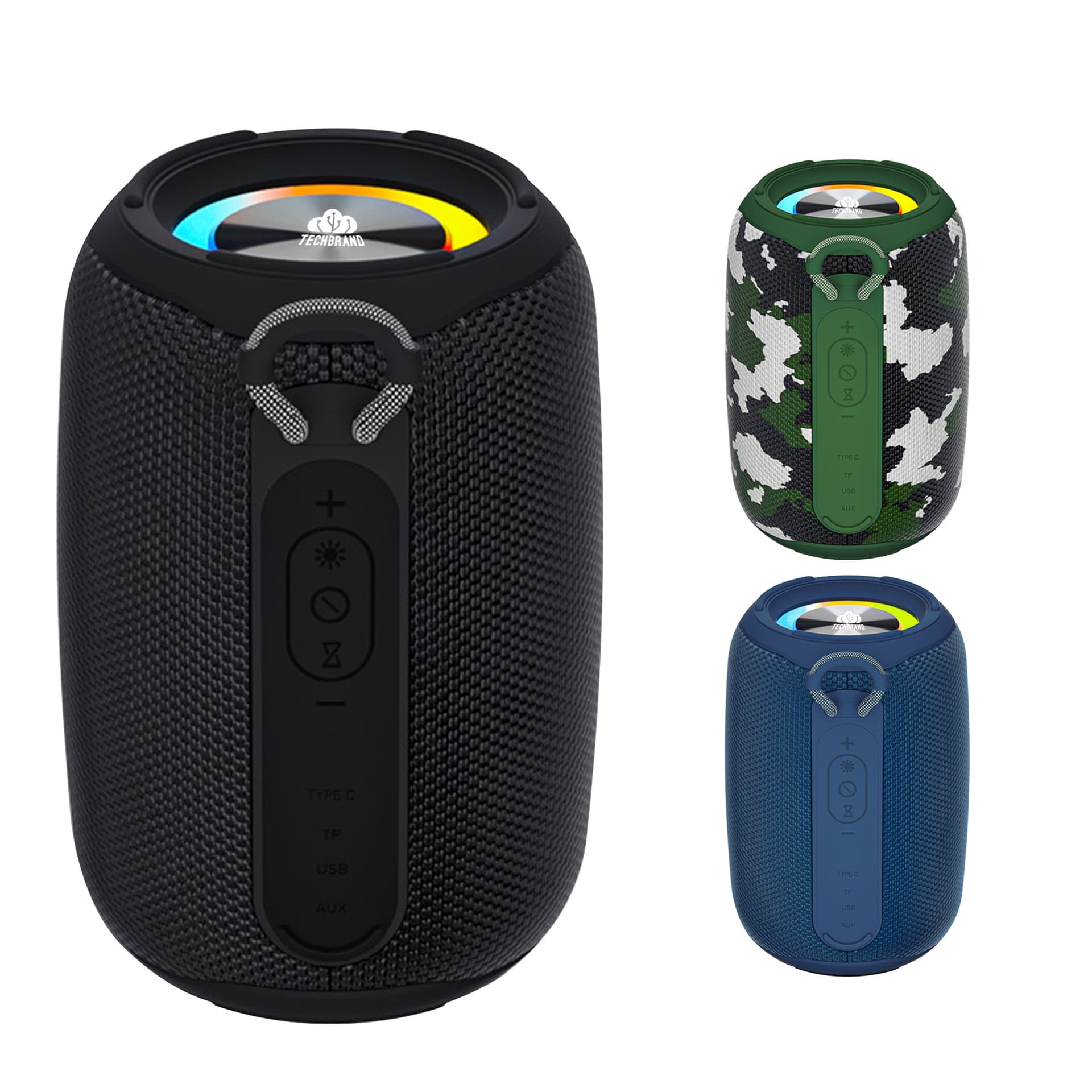 12W Outdoor Waterproof Bluetooth Speaker