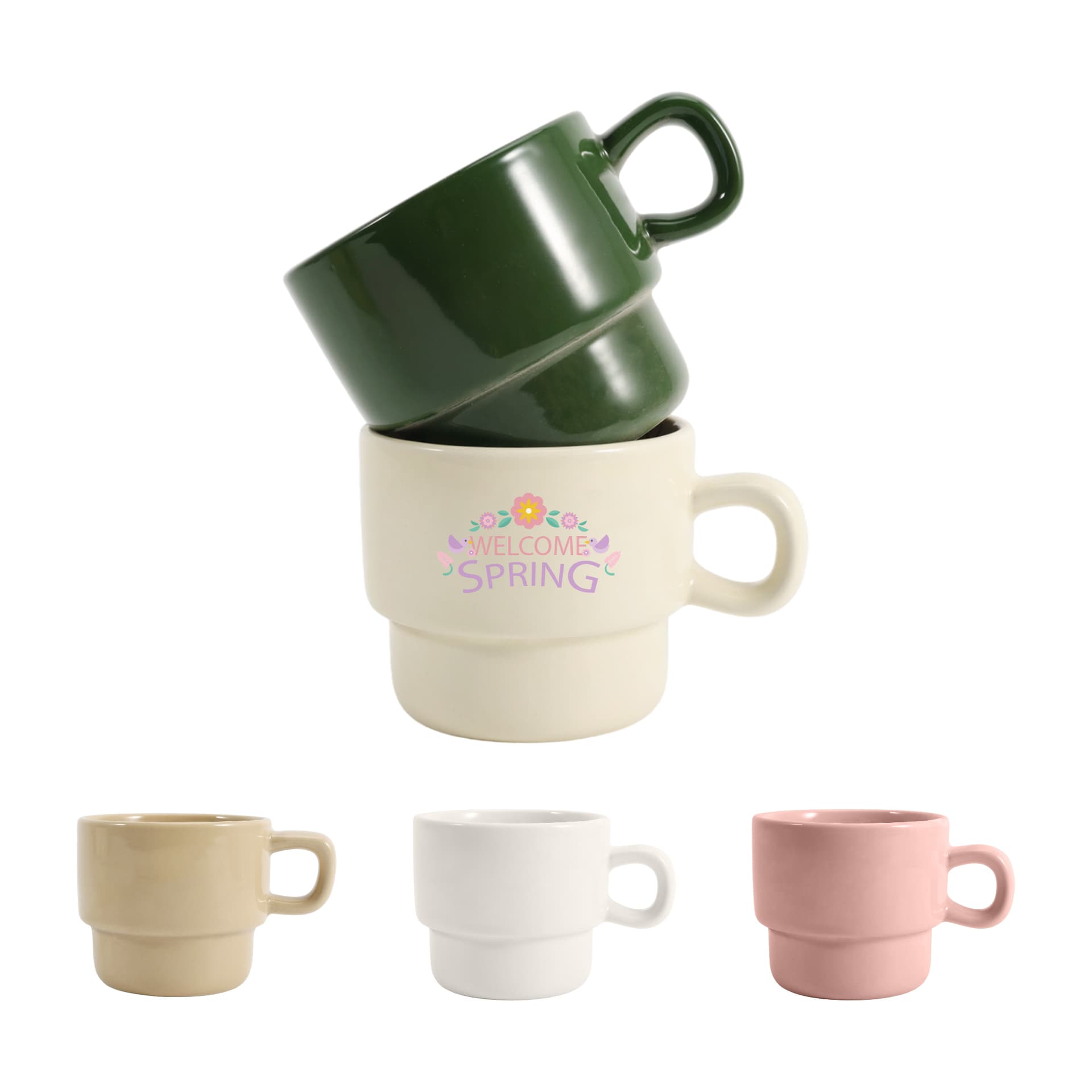 Stackable Ceramic Mug