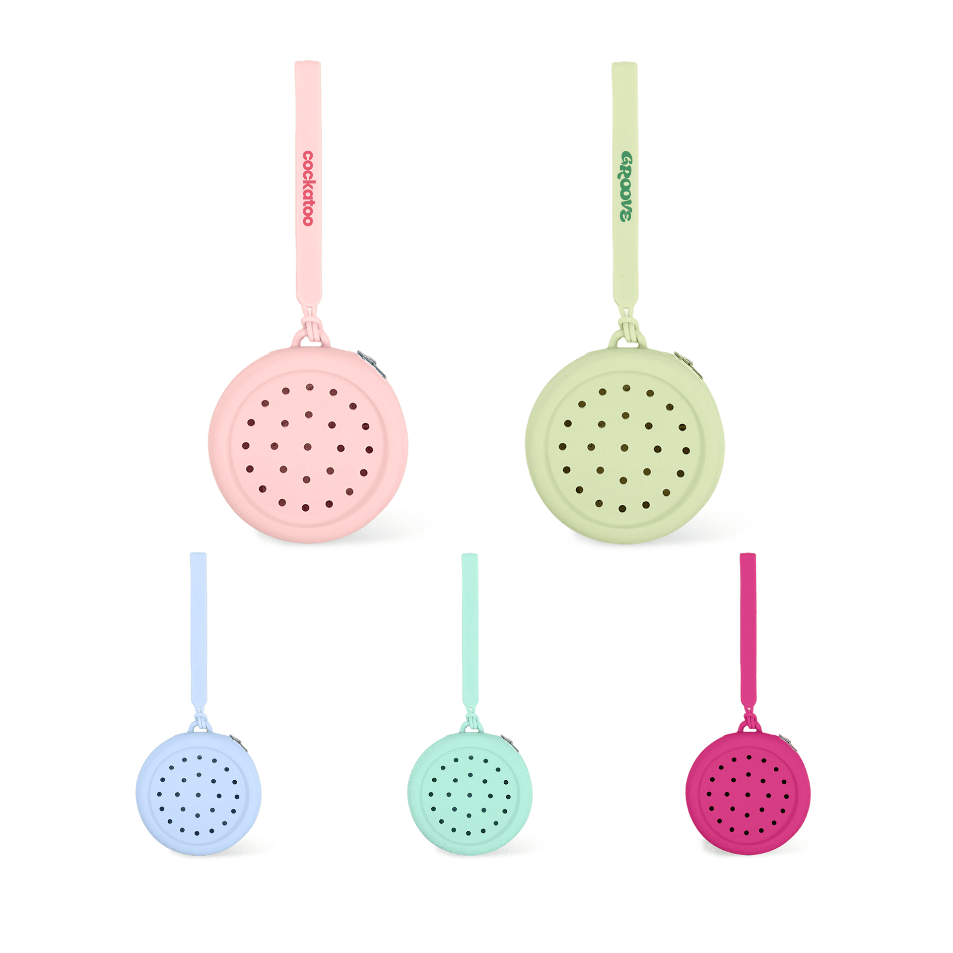 Round Silicone Holes Pouch