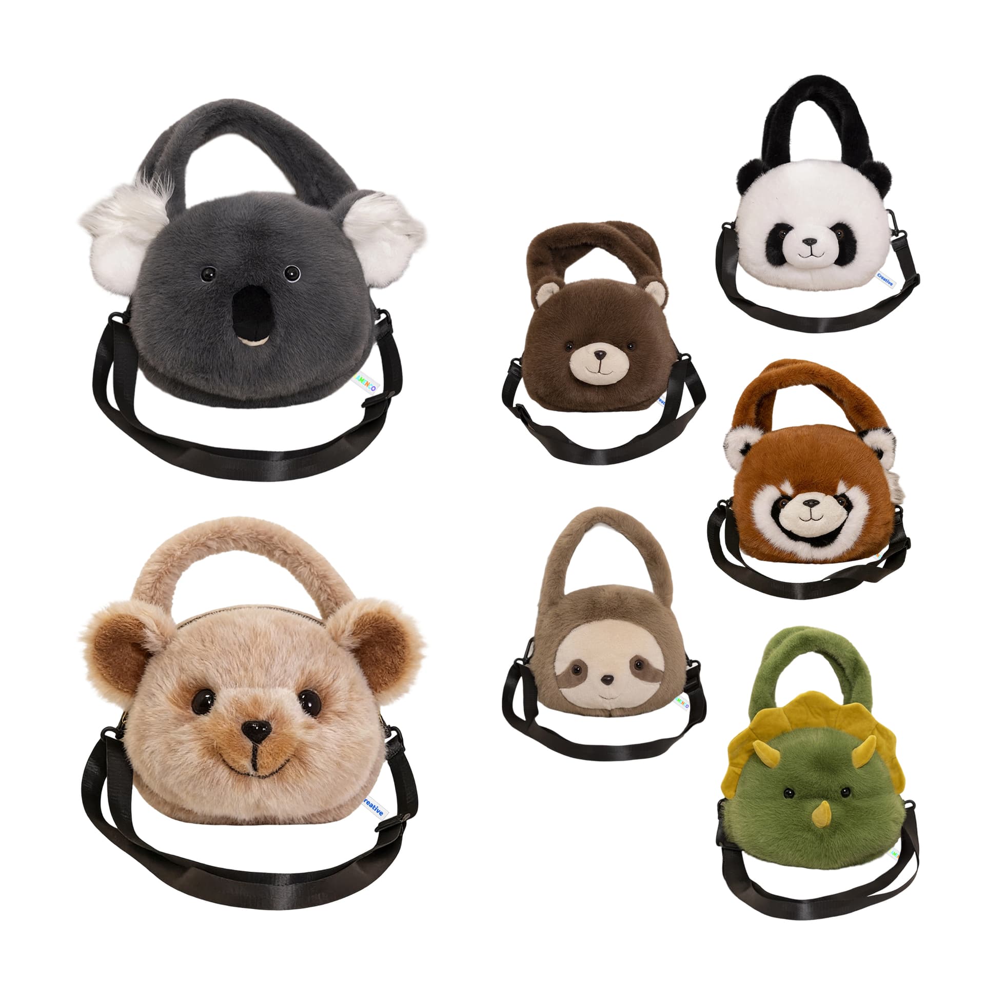 Custom Animal Plush Handbag