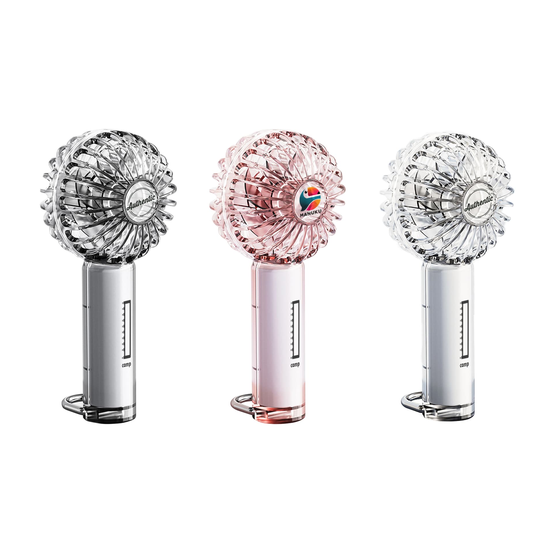 Transparent Fan with LED Light