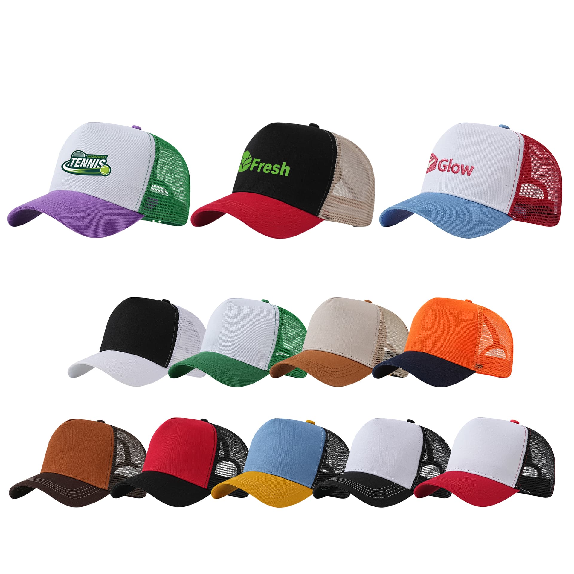 5 Panel Fashion Mesh Hat