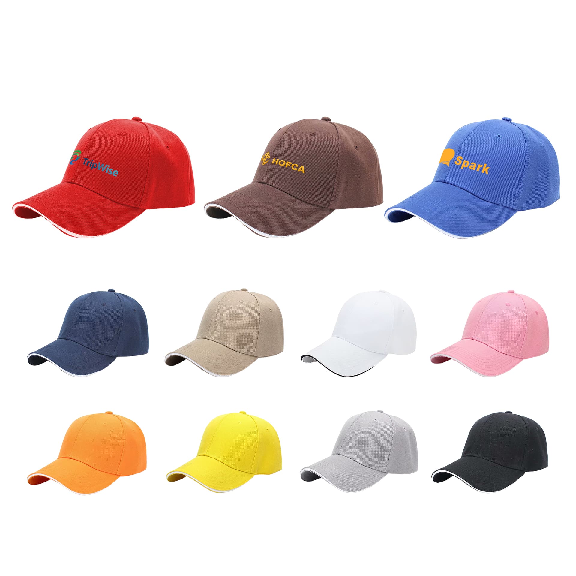Sandwich Peak Cap - 6 Panel