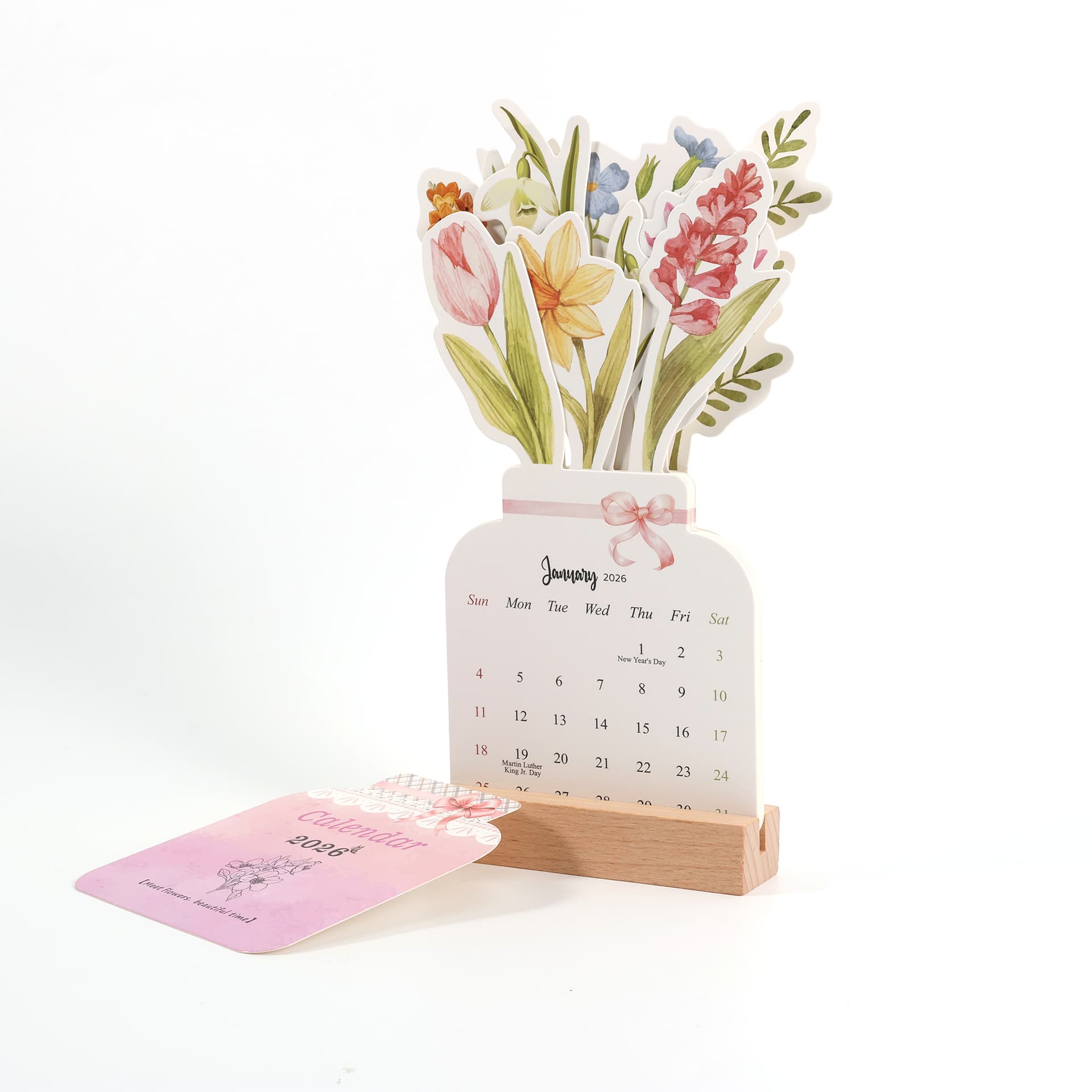Flowers Desk Calendar