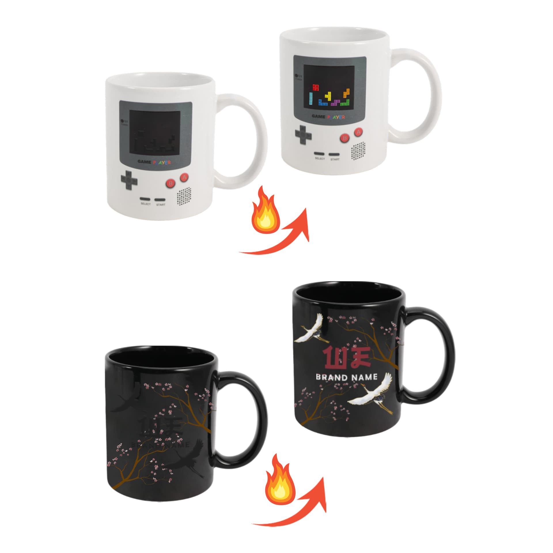 Heat Sensitive Colour Changing Mug